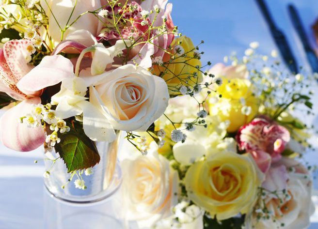 Vintage wedding flowers